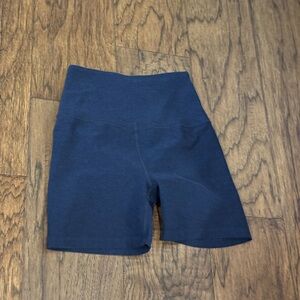 Beyond Yoga Dark Blue Bike Shorts